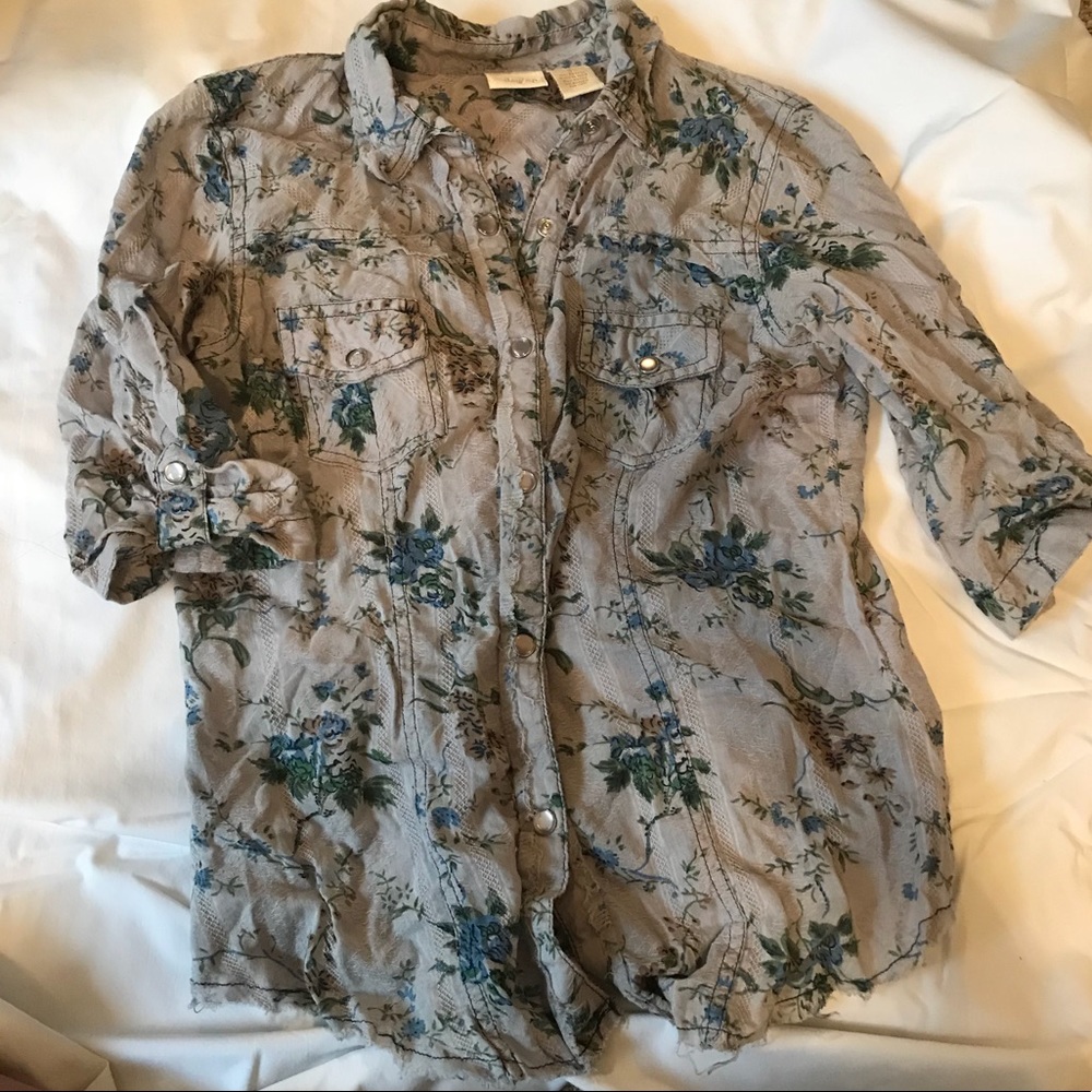 Daytrip Pearl-snap Collared Shirt